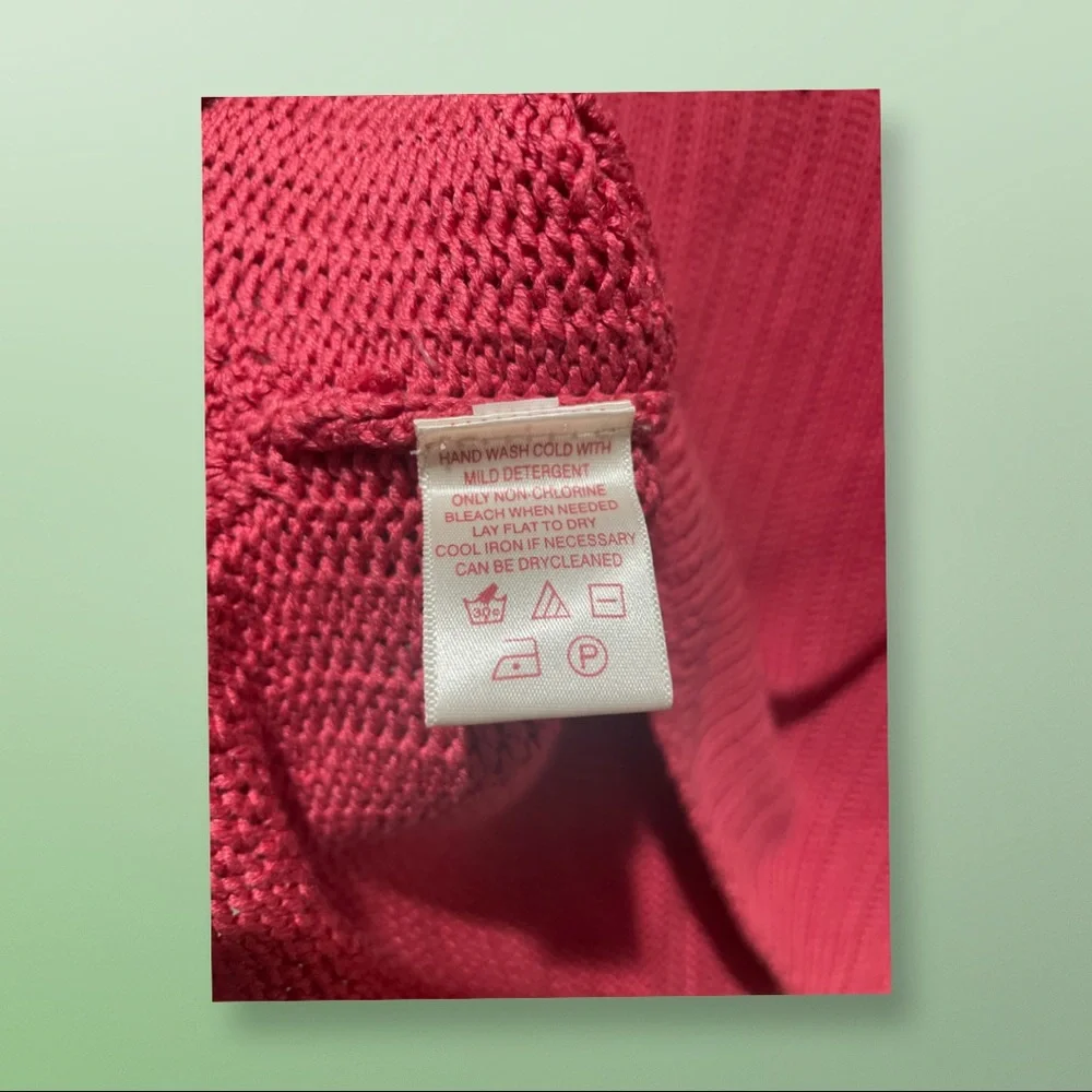 Tommy Bahama Long Sleeve Crochet Top - Picture 5 of 8